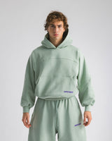 Felpa oversized Verde acqua - C255