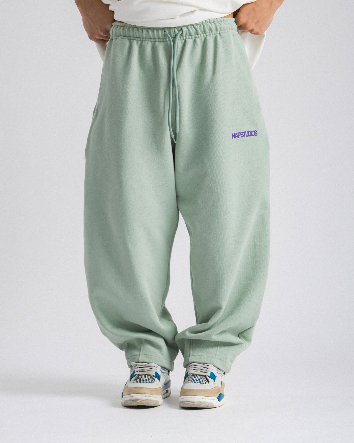 Jogger Oversized Verde acqua - C257
