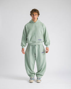 Felpa oversized Verde acqua - C255