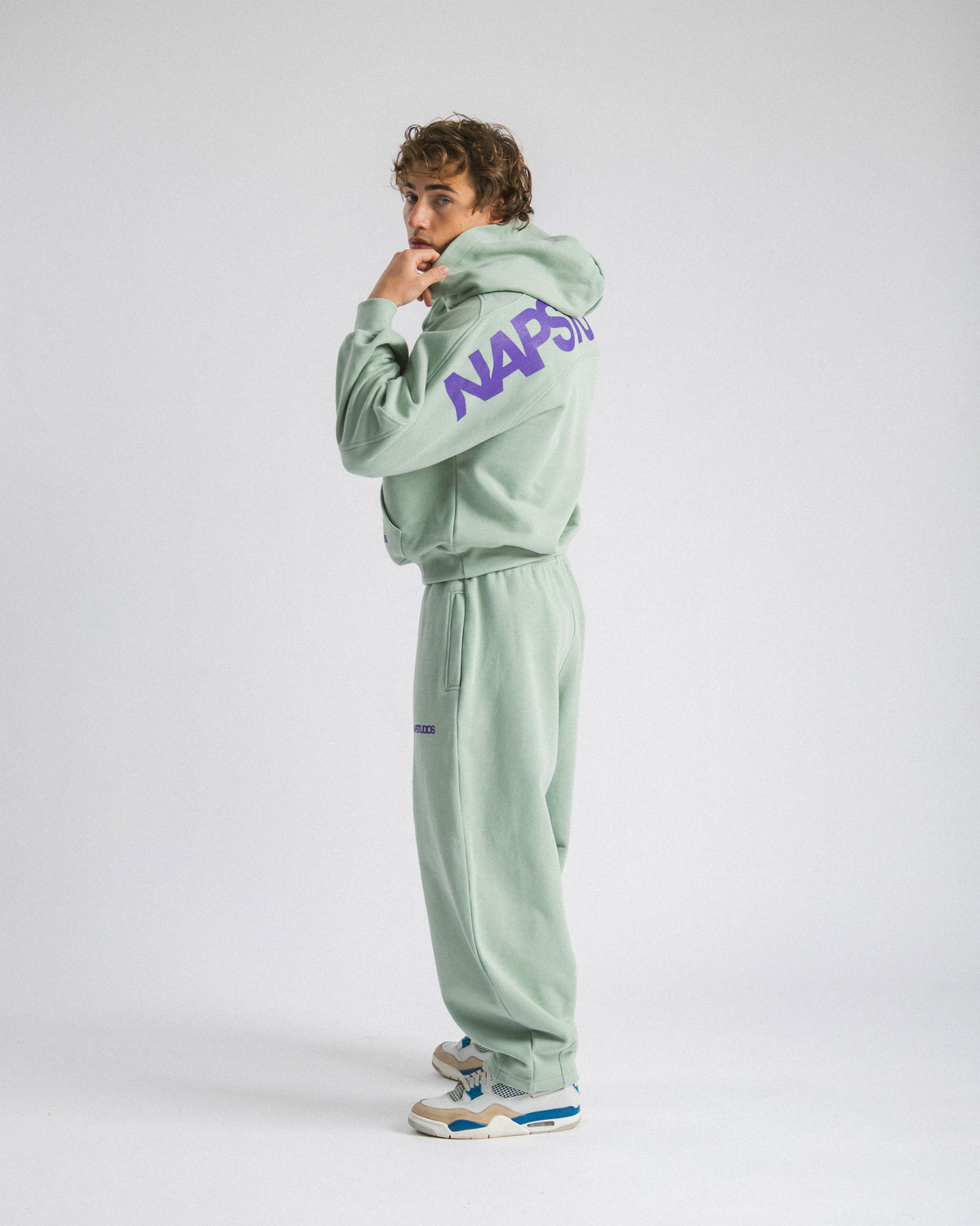 Jogger Oversized Verde acqua - C257