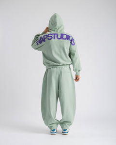 Jogger Oversized Verde acqua - C257
