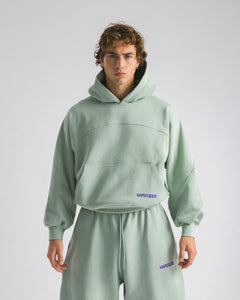 Felpa oversized Verde acqua - C255