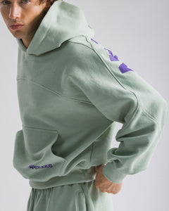 Felpa oversized Verde acqua - C255