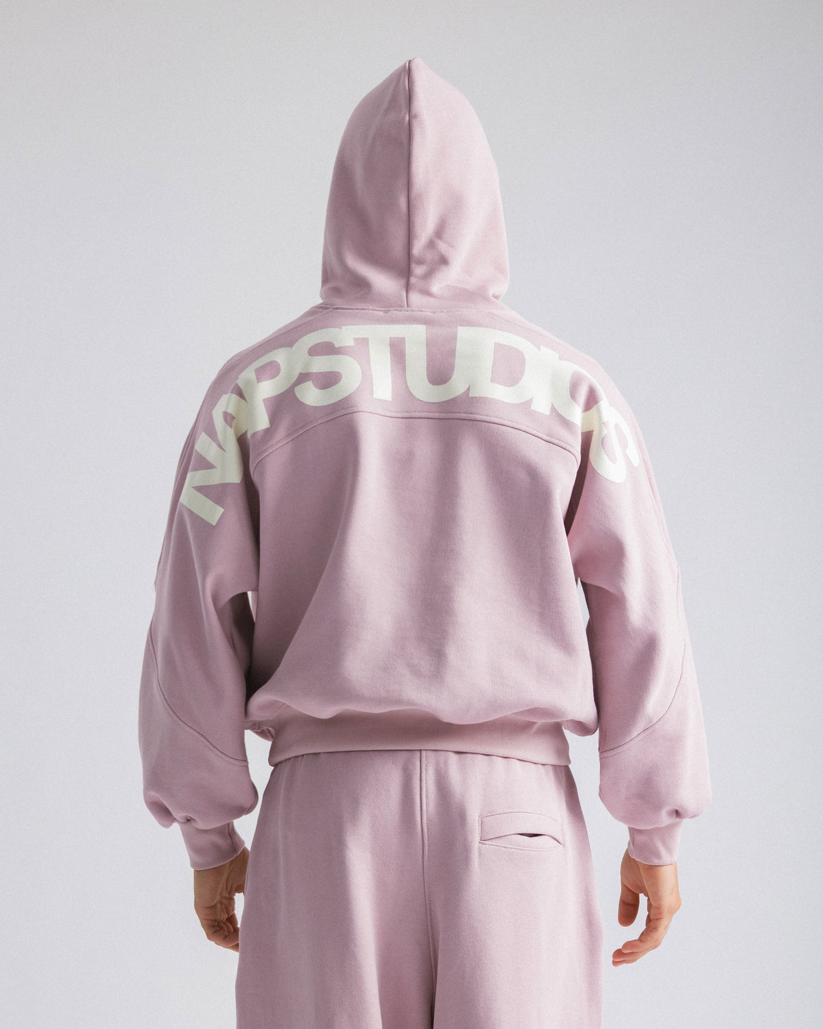 Felpa oversized Rosa - C255