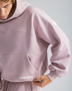Felpa oversized Rosa - C255