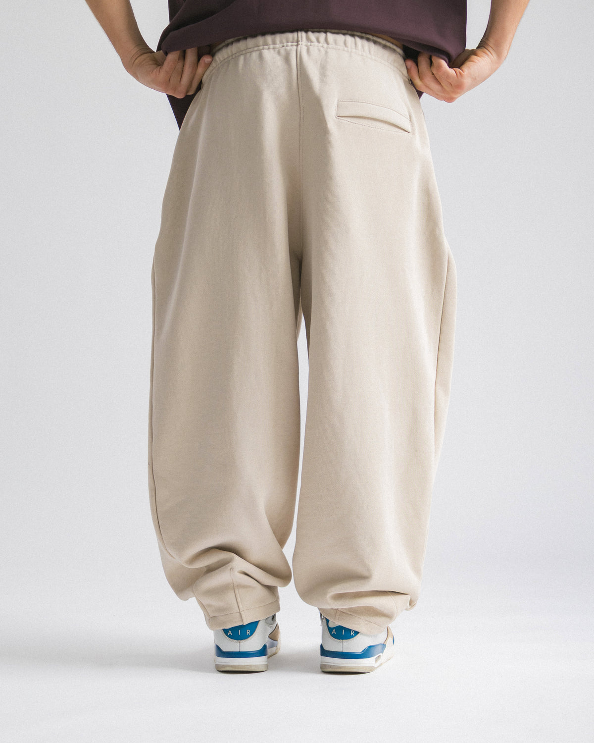 Jogger Oversized Crema - C257