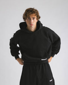 Felpa oversized Nera - C255