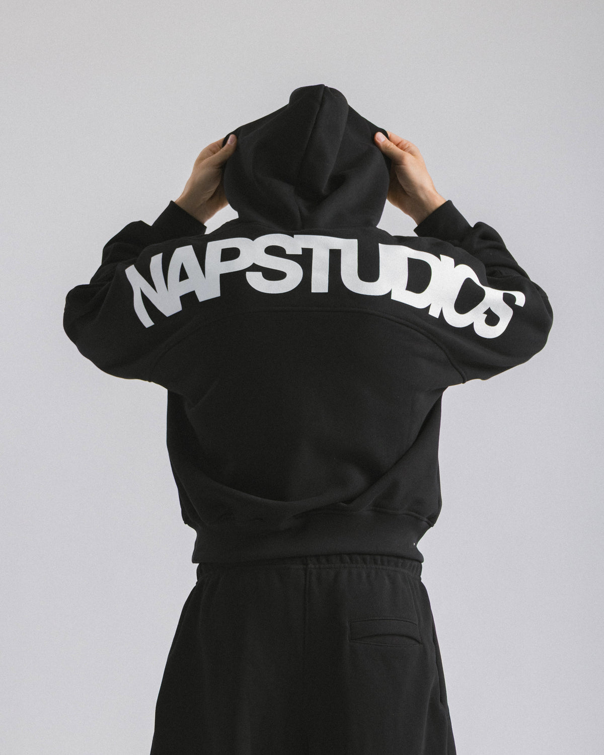 Felpa oversized Nera - C255