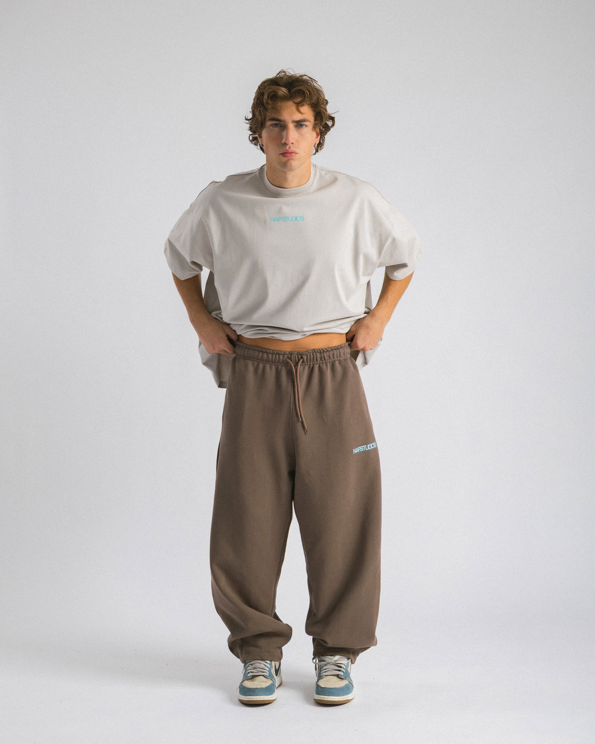 Jogger Oversized Marrone - C257