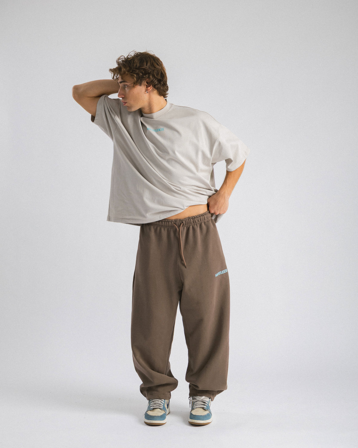 Jogger Oversized Marrone - C257