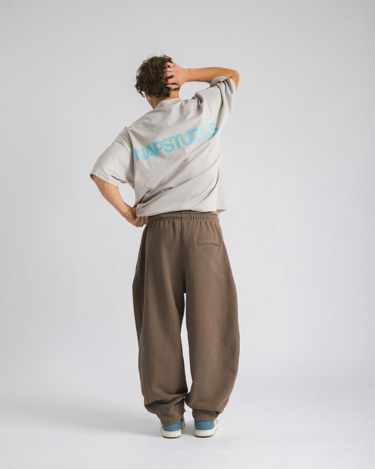 Jogger Oversized Marrone - C257