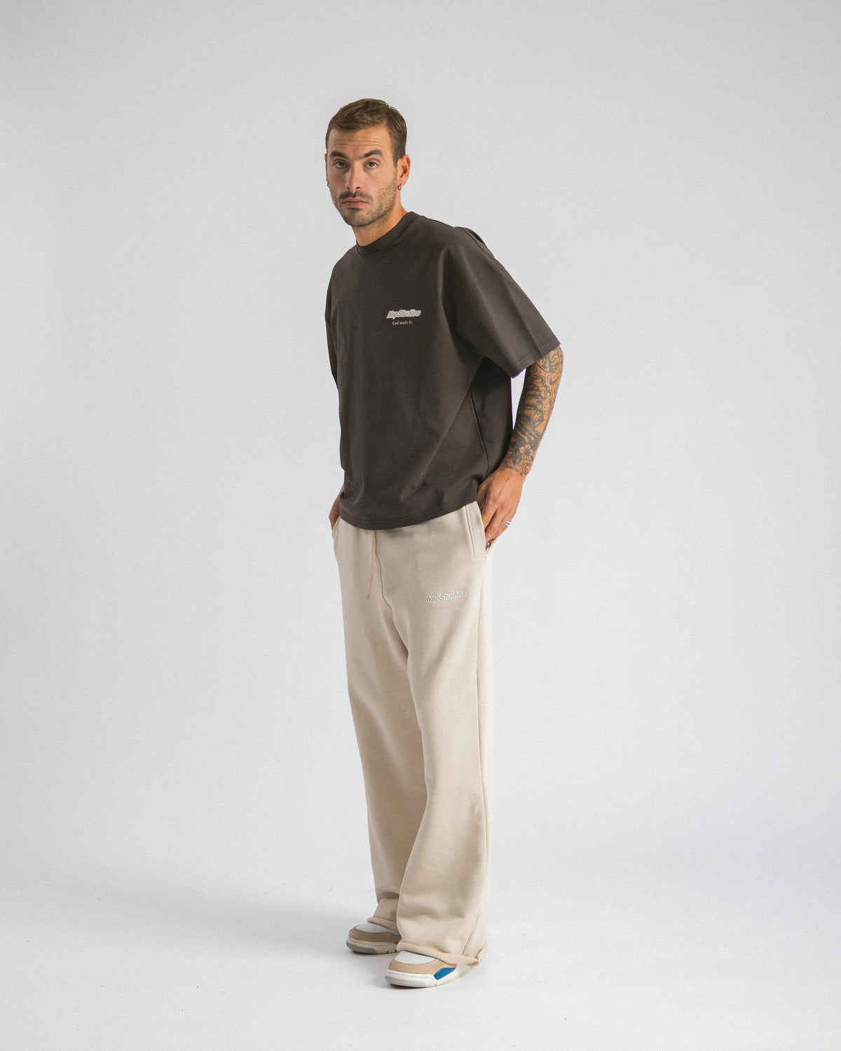 Jogger flared Cream - C276