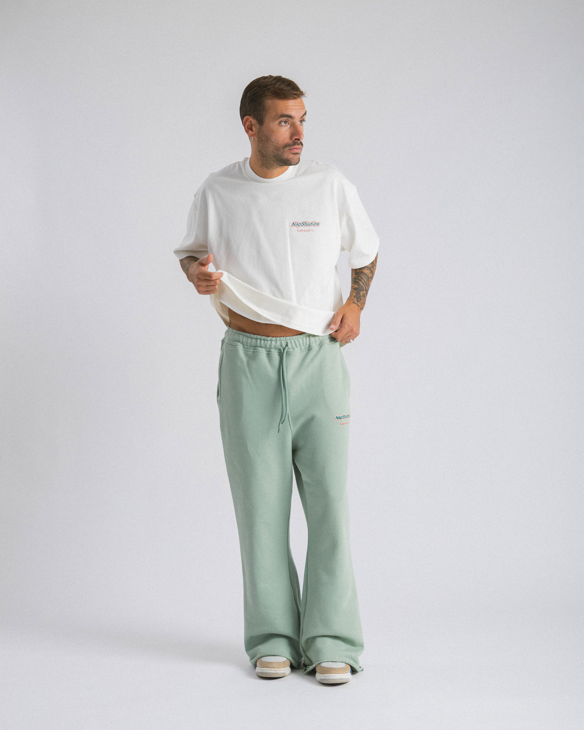 Jogger flared Mint  - C276